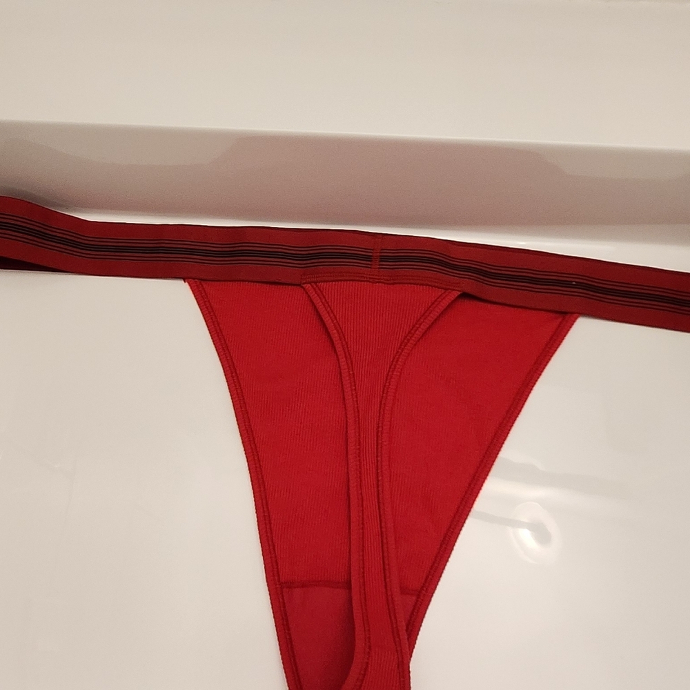 Skims Cotton Rib Thongs Set 4X - Picture 4 of 4